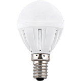 Лампа светодиодная Ecola Light Globe  LED  5,0W G45  220V E14 2700K шар 77x45