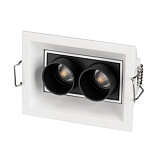 Светильник MS-ORIENT-BUILT-TURN-TC-S67x90-5W Warm3000 (WH-BK, 30 deg, 230V) (Arlight, IP20 Металл, 5 лет)