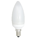 Энергосберегающая лампа  Ecola candle 11W EIC/M 220V E14 6400K свеча 112x38 УВВ