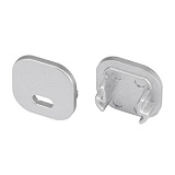 Комплект заглушек LINE-D-1515 SQUARE (Arlight, Пластик)