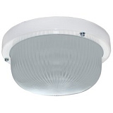 Ecola Light GX53 LED ДПП 03-7-101 светильник Круг накладной 1*GX53 матовое стекло IP65 белый 185х185х85
