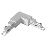 Соединитель угловой 90° левый управляемый, белый, Master Track