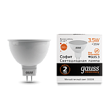Лампа светодиодная Лампа Gauss LED Elementary MR16 GU5.3 3.5W 3000K 1/100